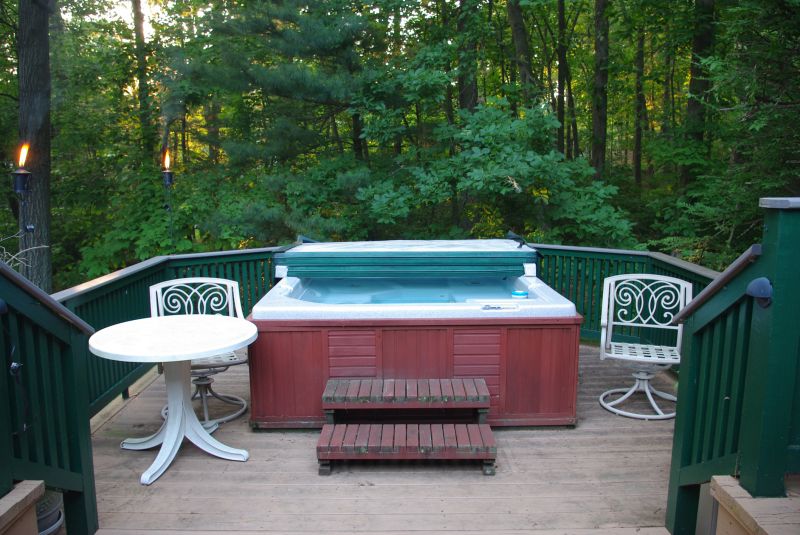 Hot Tub Deck Construction