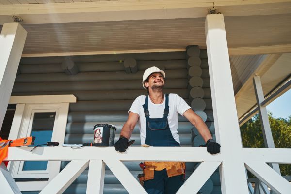 Porch Ceiling Construction in Concord