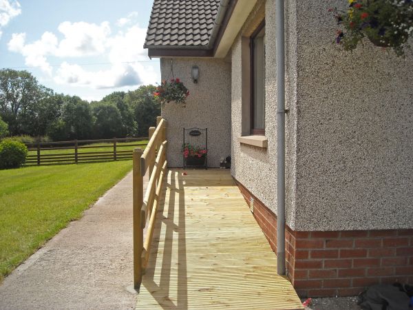 Hardwood Ramp Installation in Concord