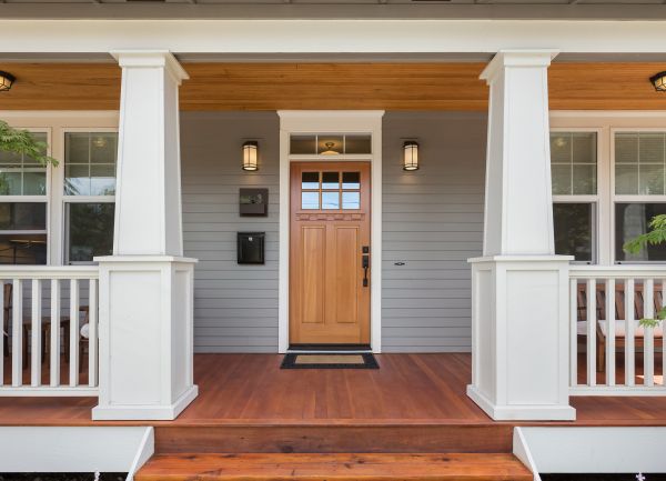 Wood Porch Construction in Concord