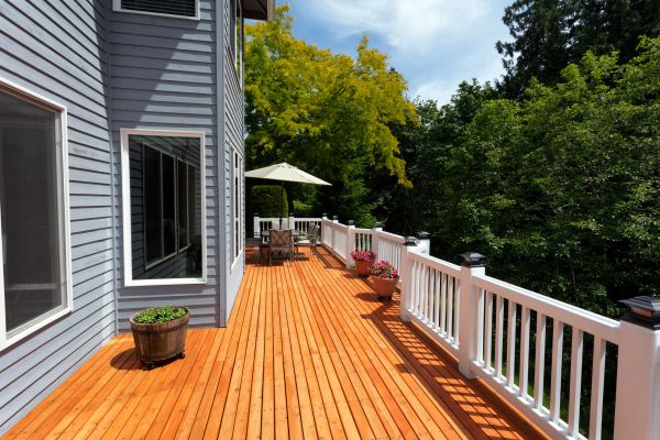 Cedar Deck Construction in Concord