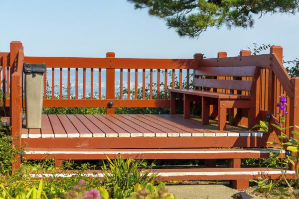 Redwood Deck Construction in Concord